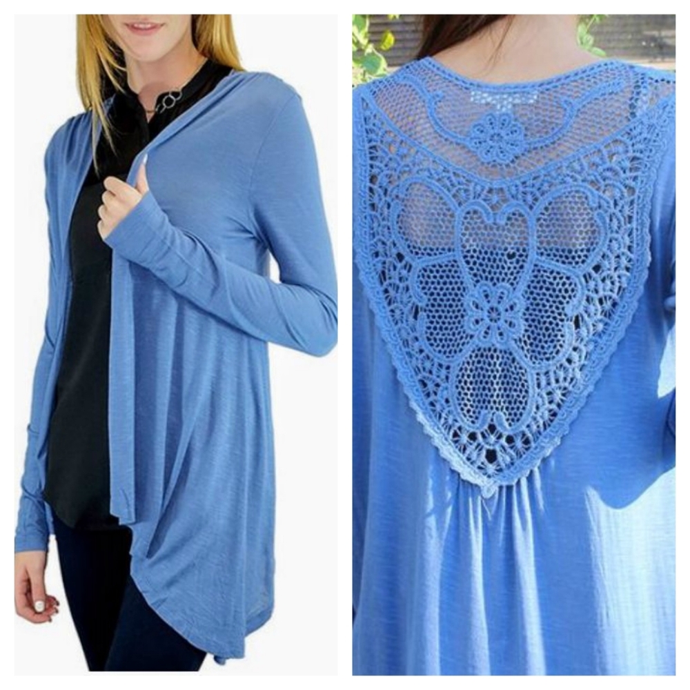 RELISHED Open Dreamcatcher Lace Cardigan ~ NWT